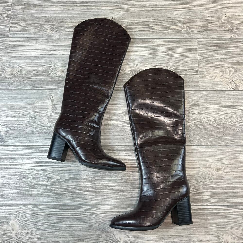 A New Day Womens Cairo Boots - Brown 11 NWT - Picture 2 of 5